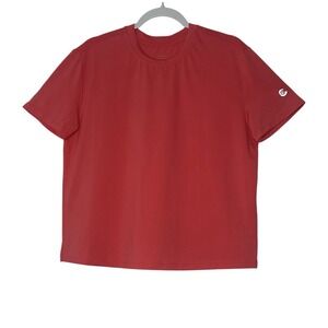 Johnny Was‎ Calme T-shirt Top Womens Small Coral Pink Tee Oversized Stretch